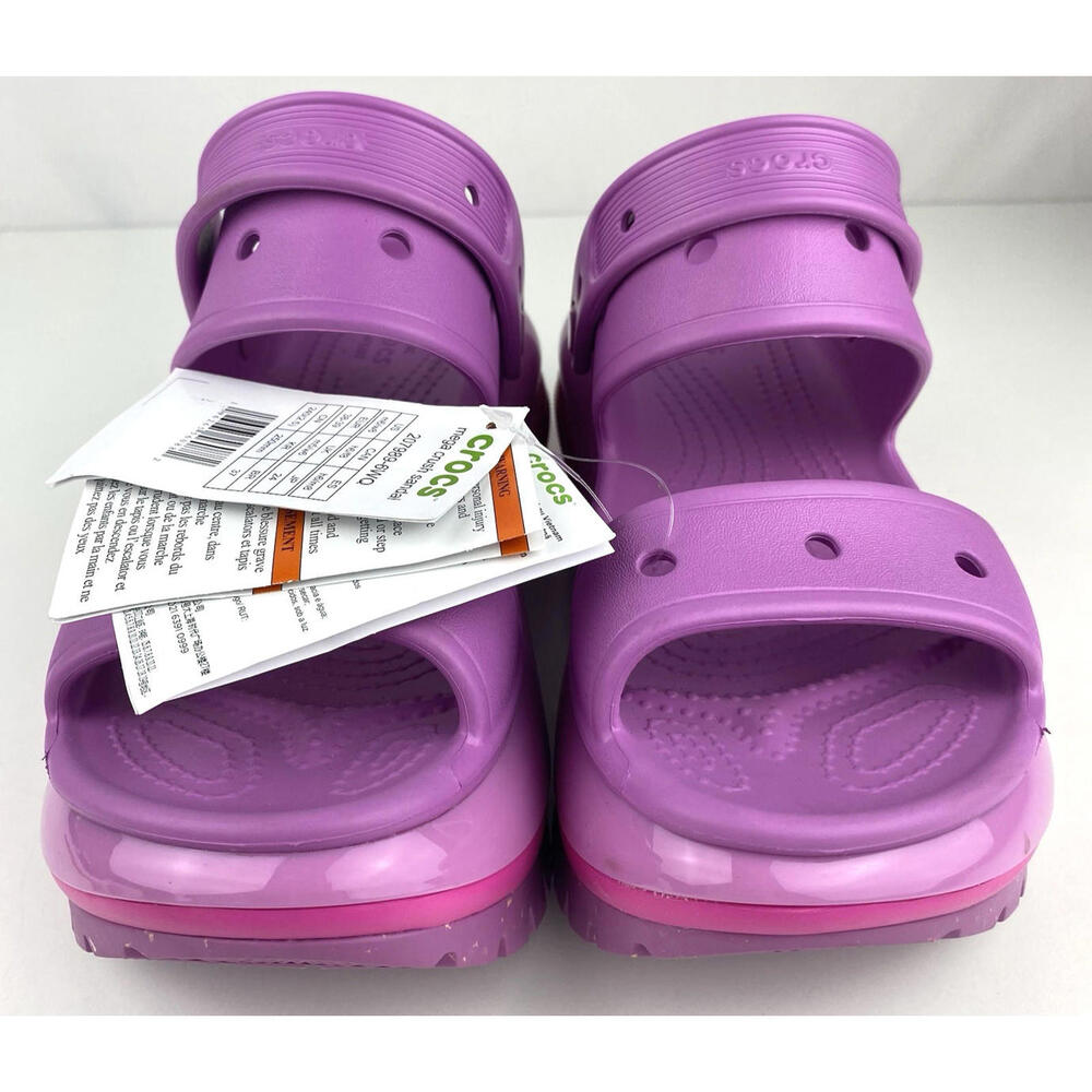 NEW Crocs Classic Mega Crush Platform Sandal 8 Juice Fuchsia Pink 207989 NWT - Picture 6 of 13